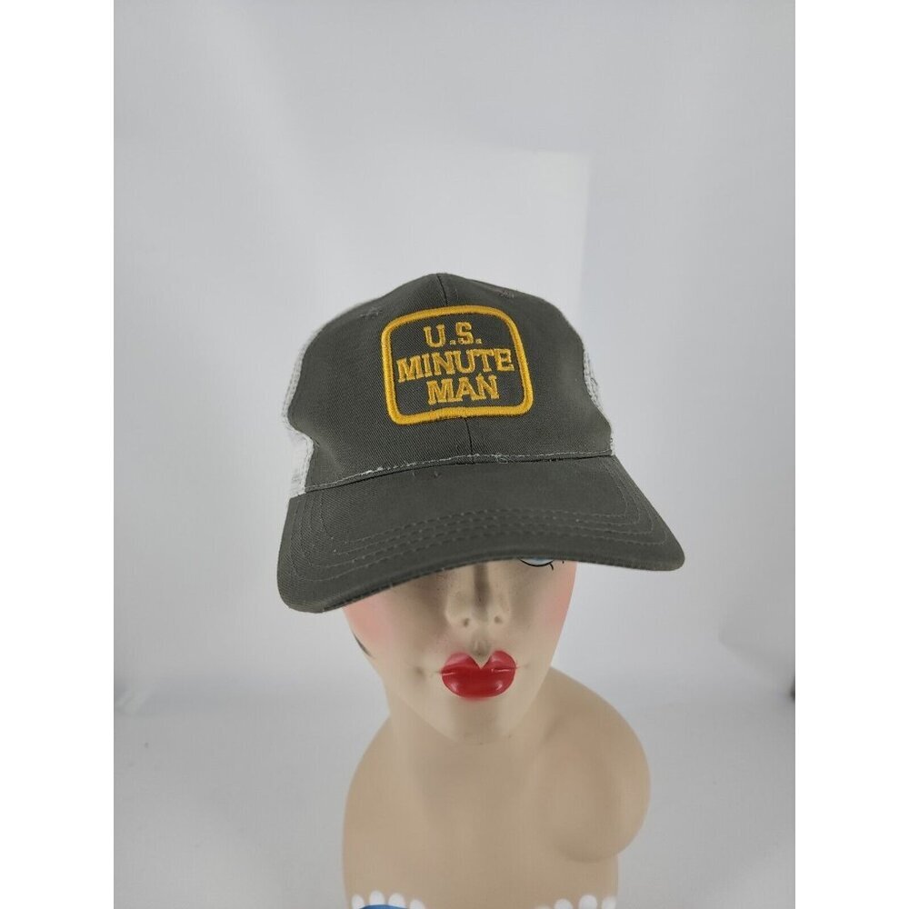 US Minute Man Mesh snapback khaki green white